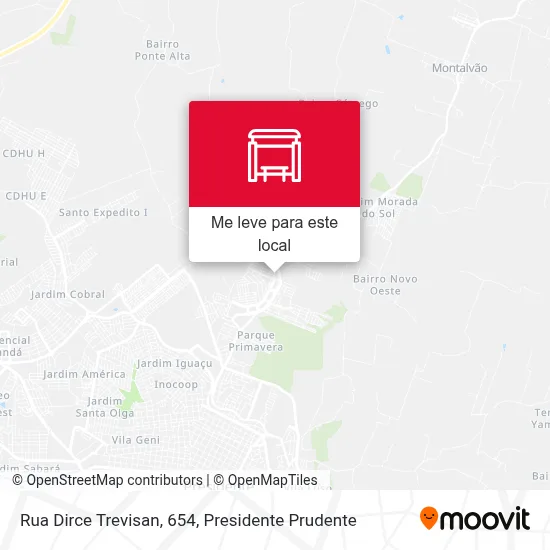 Rua Dirce Trevisan, 654 mapa