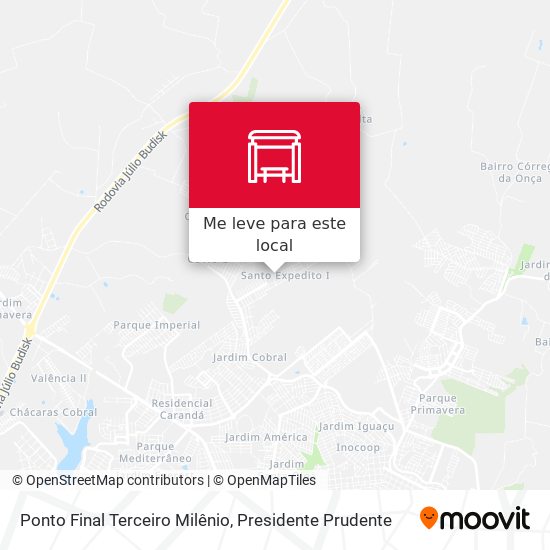 Ponto Final Terceiro Milênio mapa