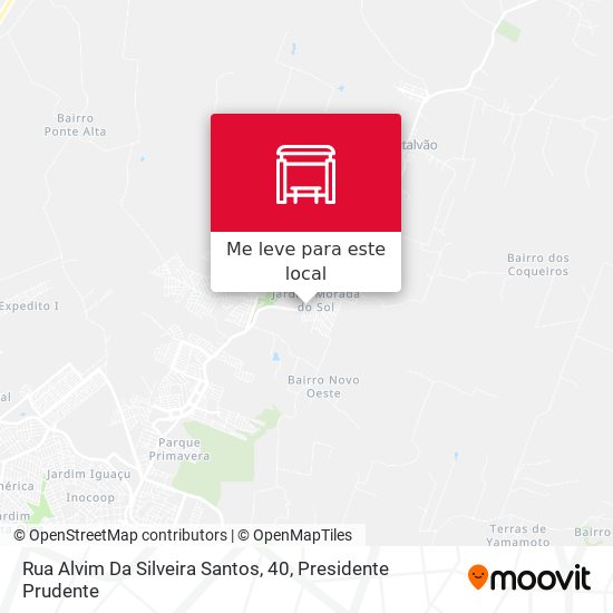 Rua Alvim Da Silveira Santos, 40 mapa