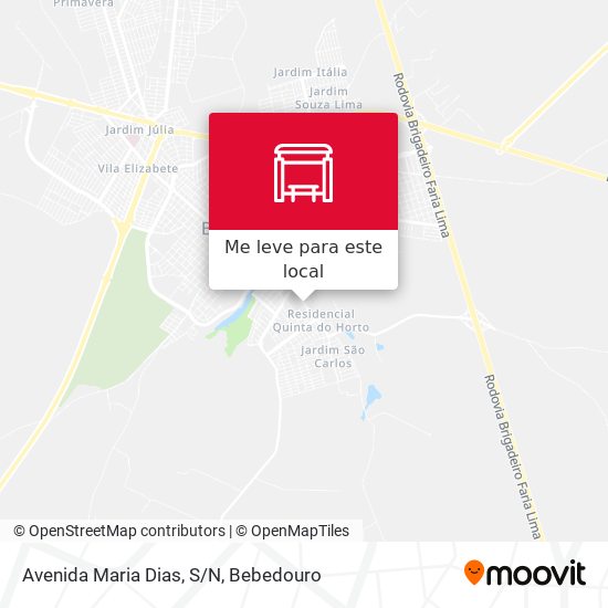 Avenida Maria Dias, S/N mapa