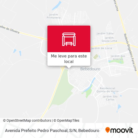 Avenida Prefeito Pedro Paschoal, S / N mapa