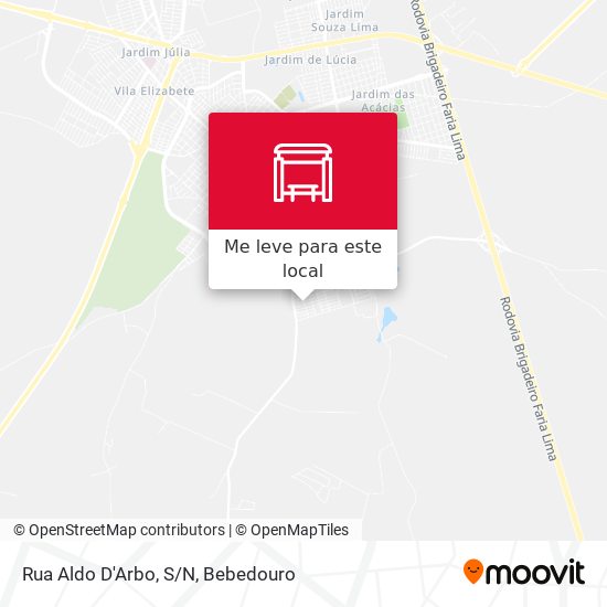 Rua Aldo D'Arbo, S/N mapa