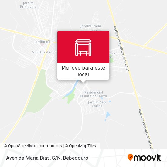 Avenida Maria Dias, S/N mapa
