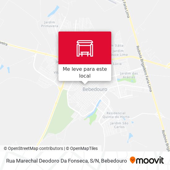 Rua Marechal Deodoro Da Fonseca, S / N mapa