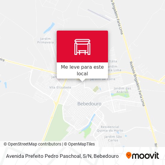 Avenida Prefeito Pedro Paschoal, S / N mapa