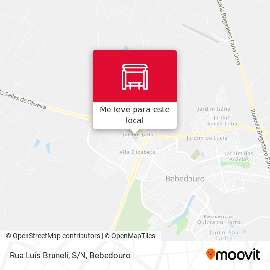 Rua Luís Bruneli, S/N mapa