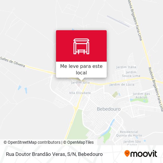 Rua Doutor Brandão Veras, S/N mapa