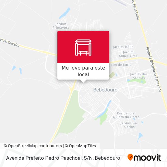 Avenida Prefeito Pedro Paschoal, S / N mapa