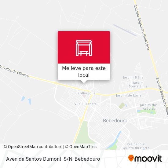 Avenida Santos Dumont, S/N mapa