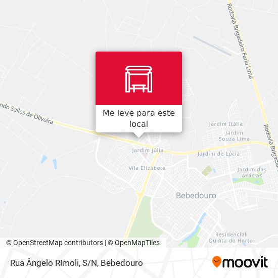 Rua Ângelo Rímoli, S/N mapa