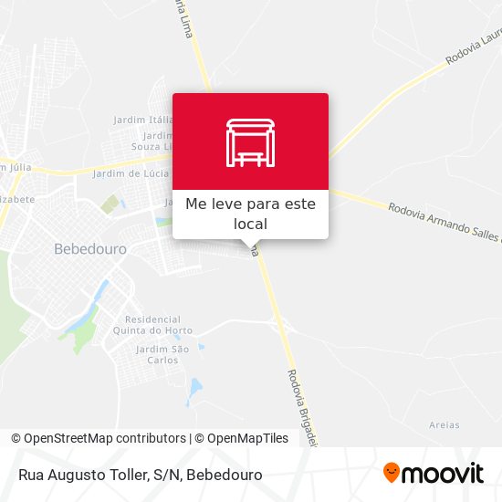 Rua Augusto Toller, S/N mapa