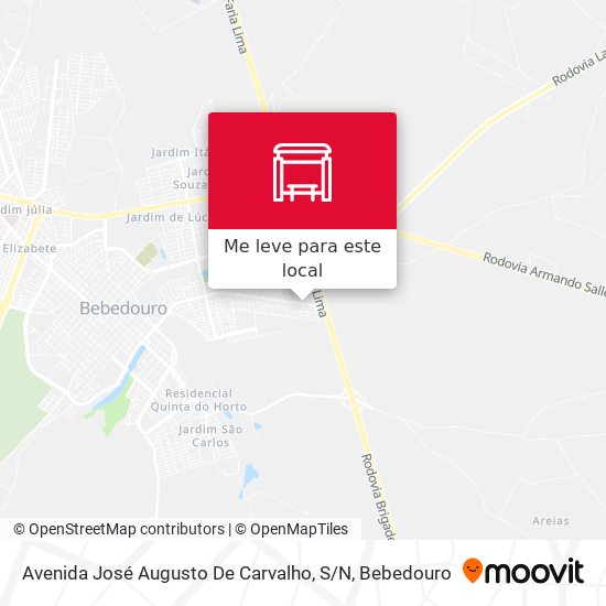 Avenida José Augusto De Carvalho, S / N mapa