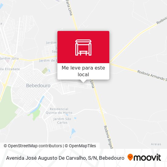 Avenida José Augusto De Carvalho, S / N mapa
