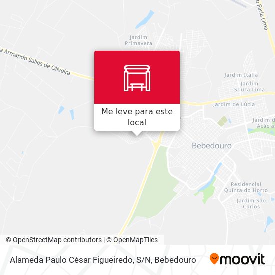 Alameda Paulo César Figueiredo, S / N mapa