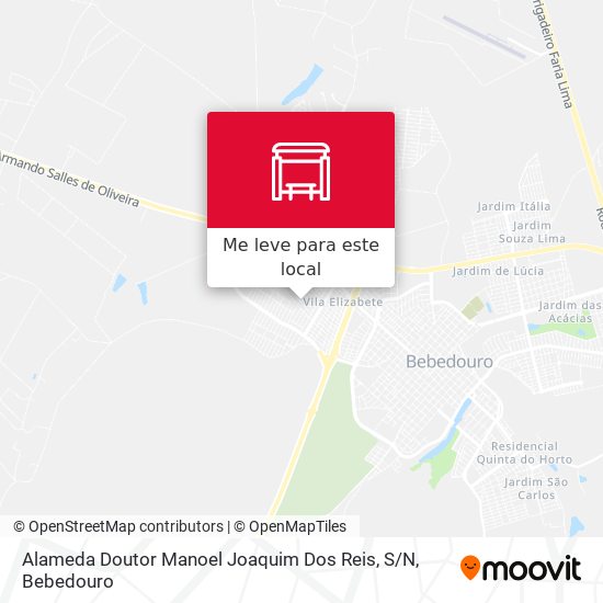 Alameda Doutor Manoel Joaquim Dos Reis, S / N mapa
