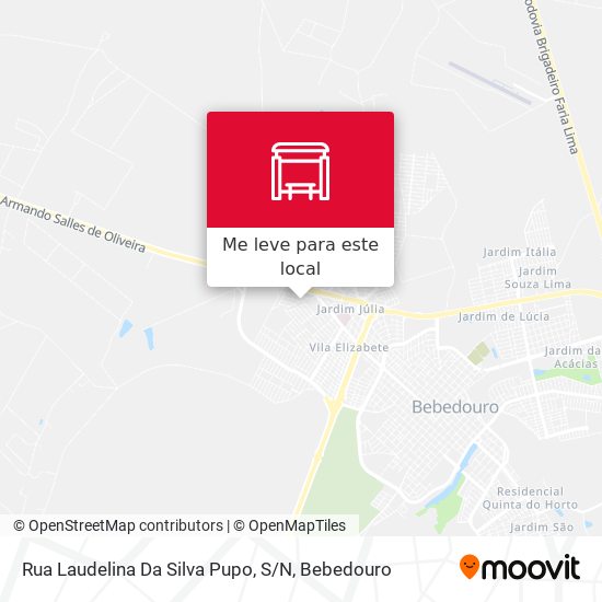 Rua Laudelina Da Silva Pupo, S / N mapa