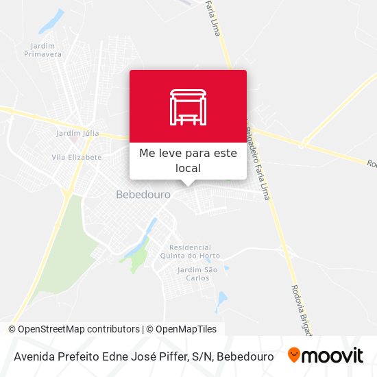 Avenida Prefeito Edne José Piffer, S / N mapa