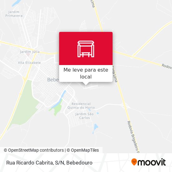 Rua Ricardo Cabrita, S/N mapa