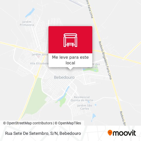 Rua Sete De Setembro, S/N mapa