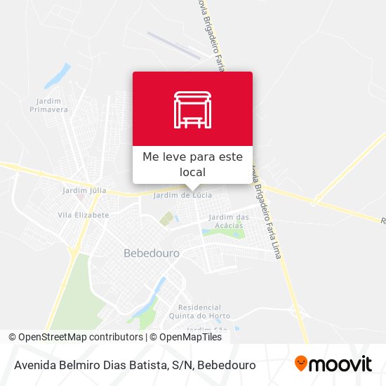 Avenida Belmiro Dias Batista, S / N mapa