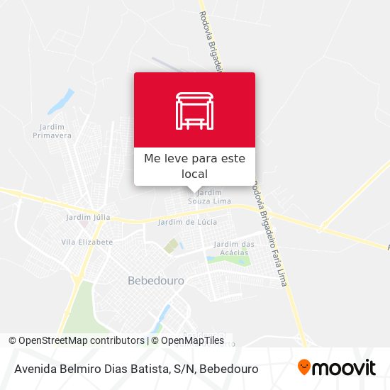 Avenida Belmiro Dias Batista, S / N mapa