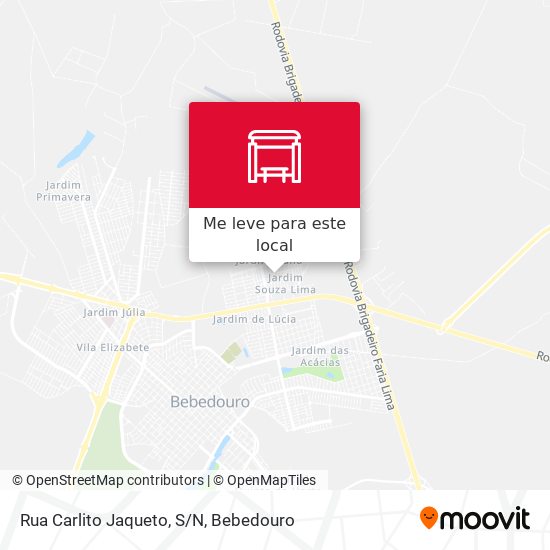 Rua Carlito Jaqueto, S/N mapa