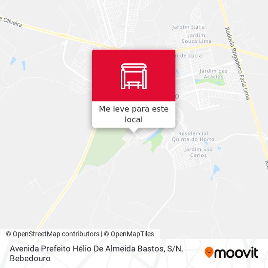 Avenida Prefeito Hélio De Almeida Bastos, S / N mapa