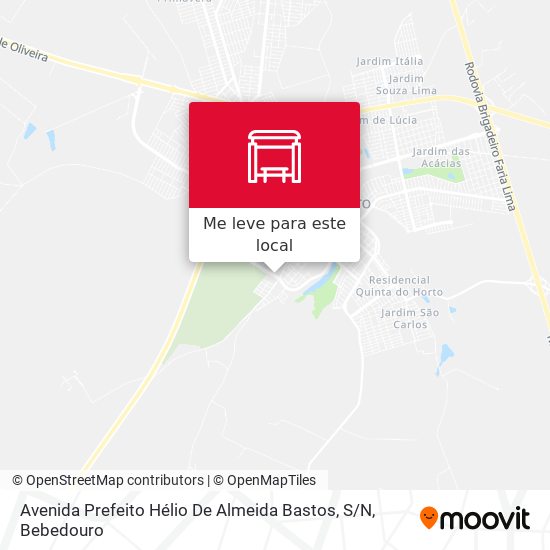 Avenida Prefeito Hélio De Almeida Bastos, S / N mapa