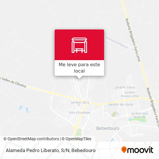 Alameda Pedro Liberato, S/N mapa