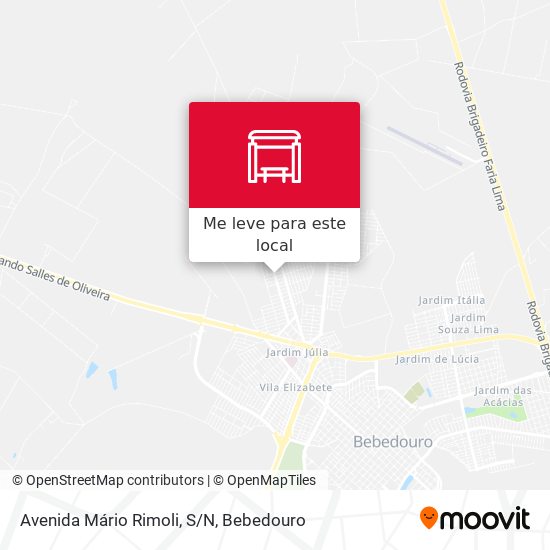 Avenida Mário Rimoli, S/N mapa