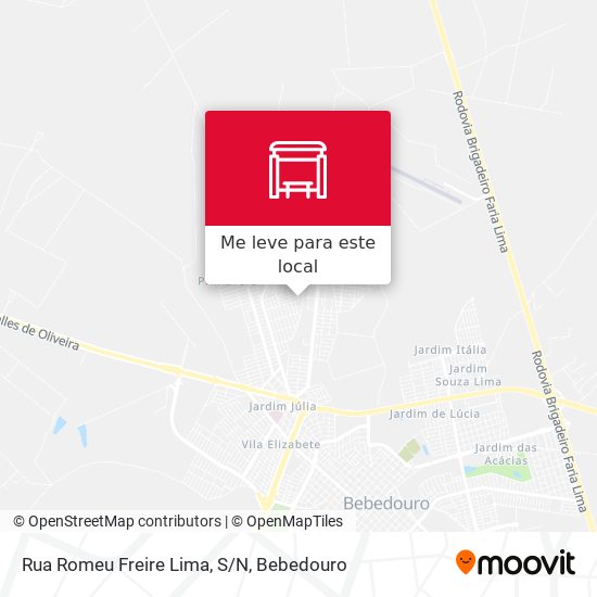 Rua Romeu Freire Lima, S/N mapa