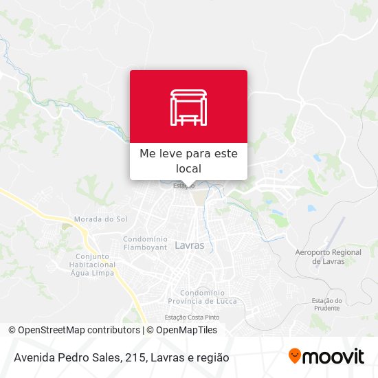 Avenida Pedro Sales, 215 mapa