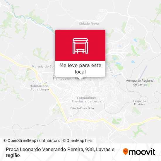 Praça Leonardo Venerando Pereira, 938 mapa