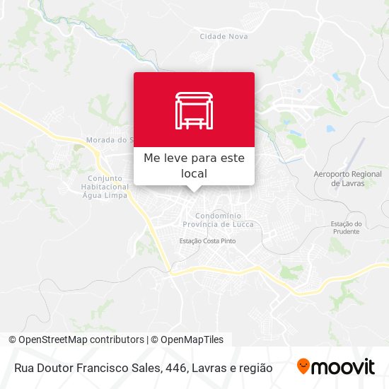 Rua Doutor Francisco Sales, 446 mapa