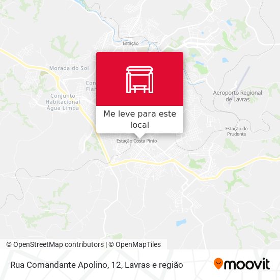 Rua Comandante Apolino, 12 mapa