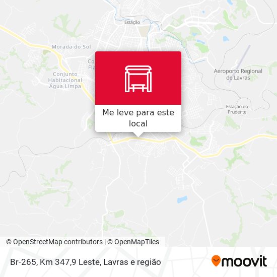 Br-265, Km 347,9 Leste mapa