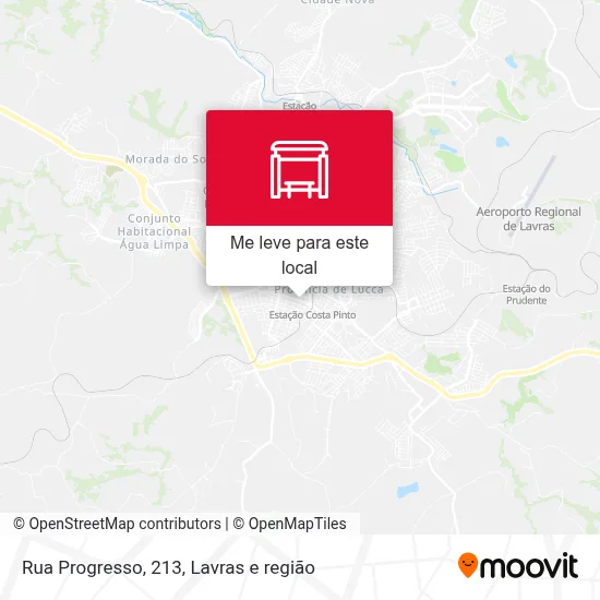 Rua Progresso, 213 mapa