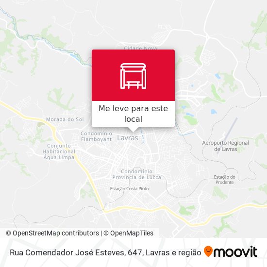 Rua Comendador José Esteves, 647 mapa
