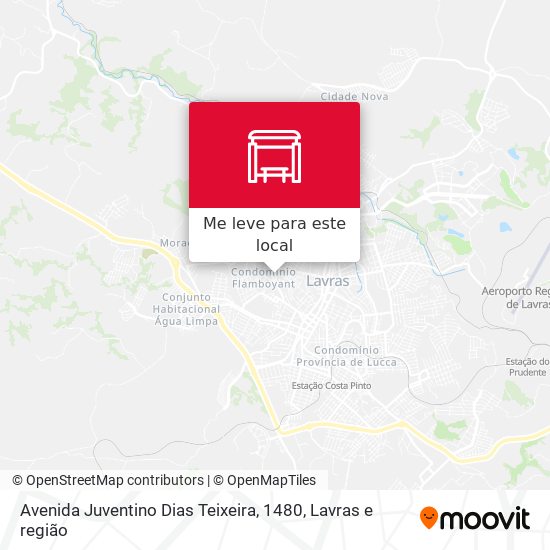 Avenida Juventino Dias Teixeira, 1480 mapa