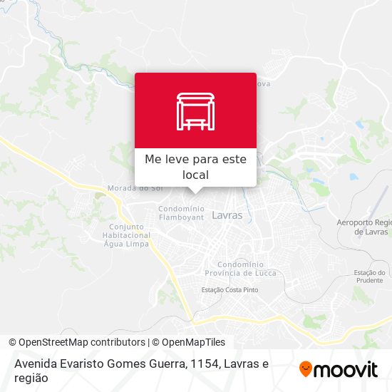 Avenida Evaristo Gomes Guerra, 1154 mapa
