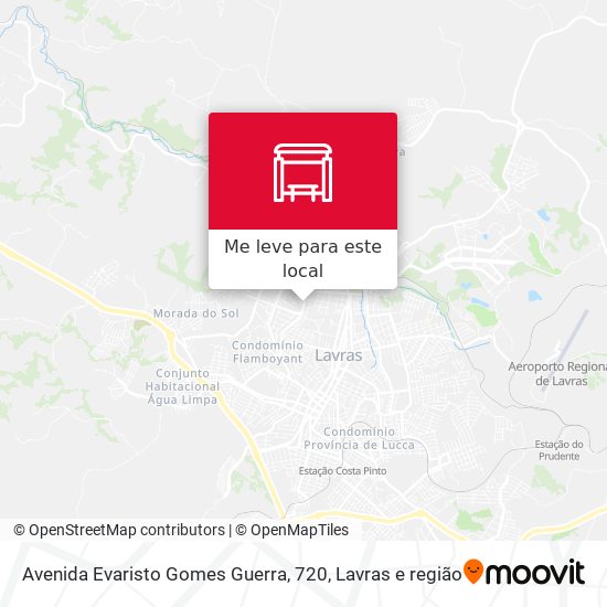 Avenida Evaristo Gomes Guerra, 720 mapa