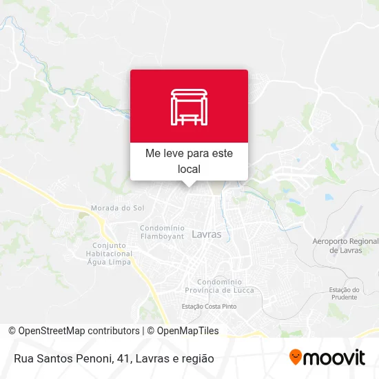 Rua Santos Penoni, 41 mapa