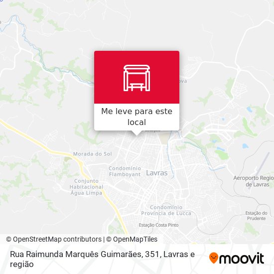 Rua Raimunda Marquês Guimarães, 351 mapa