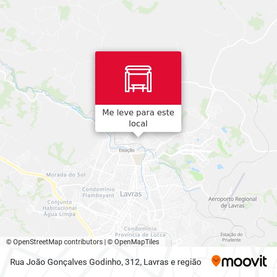 Rua João Gonçalves Godinho, 312 mapa