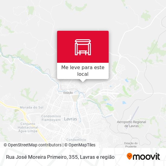 Rua José Moreira Primeiro, 355 mapa