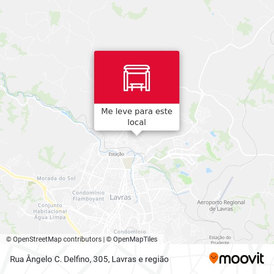 Rua Ângelo C. Delfino, 305 mapa