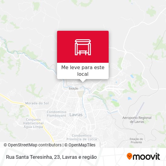 Rua Santa Teresinha, 23 mapa