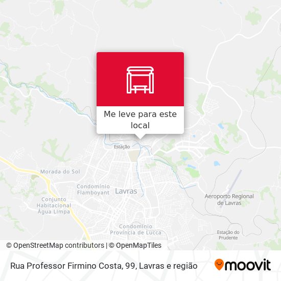 Rua Professor Firmino Costa, 99 mapa