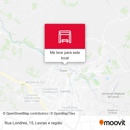 Rua Londres, 15 mapa