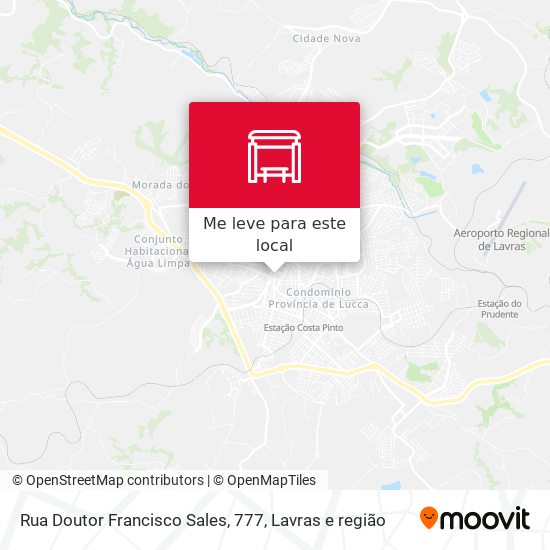Rua Doutor Francisco Sales, 777 mapa